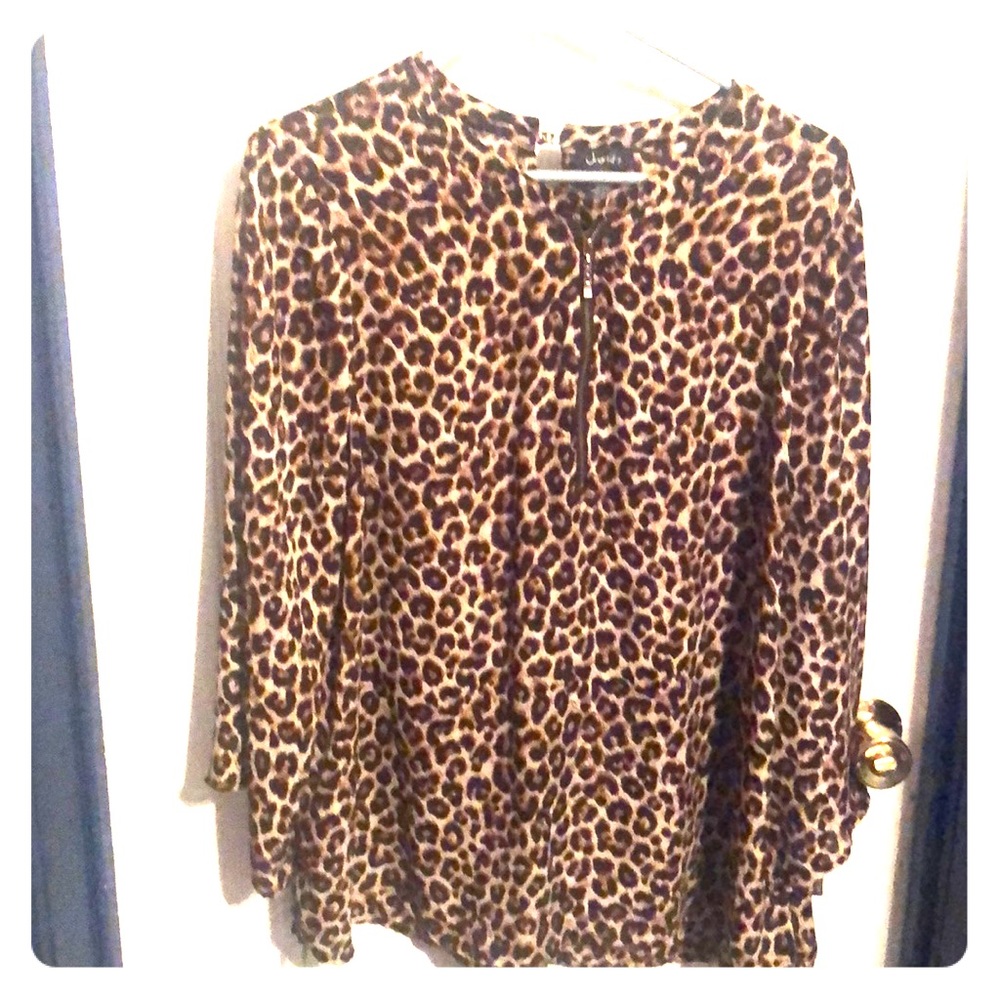 Justify Leopard Blouse 1X